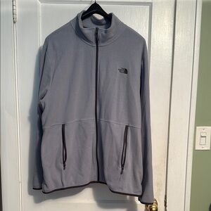 Men's North Face Gray/Blue Fleece Jacket